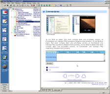 Main view : idea tree (outliner) <br>and preview