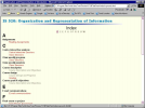 Figure 2 : index and controlled vocabulary - Figure 2 - Browser view of automatically generated WebIdeaTree site index, links to site pages indented under controlled vocabulary terms.